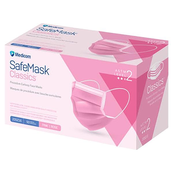 Safemask Classic Face Mask ASTM Level 2 Blue 50/Bx