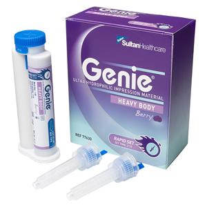 Genie Impression Material Rapid Set 50 mL Heavy Body Berry Cartridge Package Pk