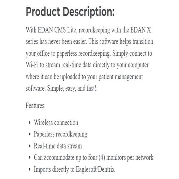 Edan Data Management Software Ea