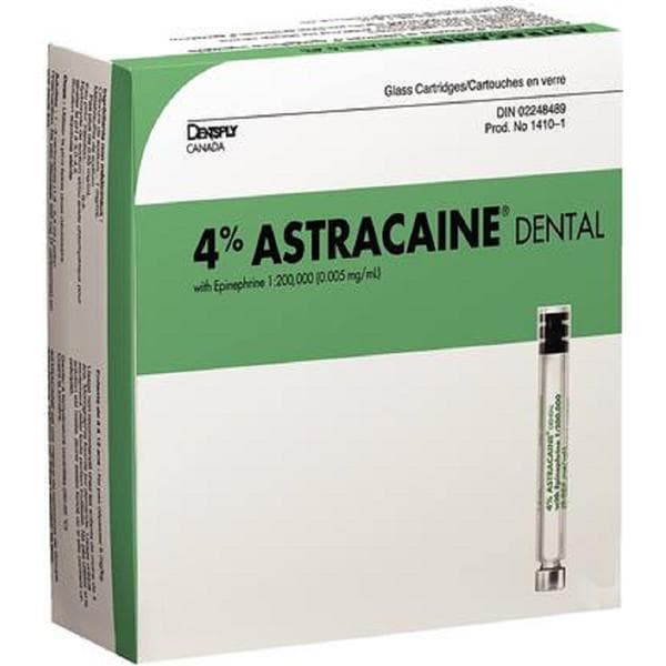 Astracaine Articaïne HCl 4% Épinéphrine 1:200 000 100/boîte