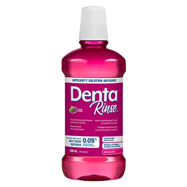 Denta Fluoride Rinse Grape 500 mL Ea