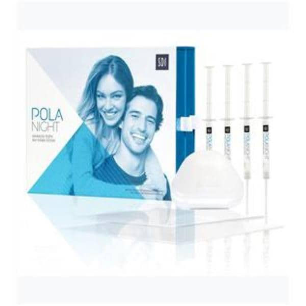 Pola Night Take Home Tooth Whitening 1.3 Gm 10 Srng Kit 22% Carb Prx Sprmnt Bx