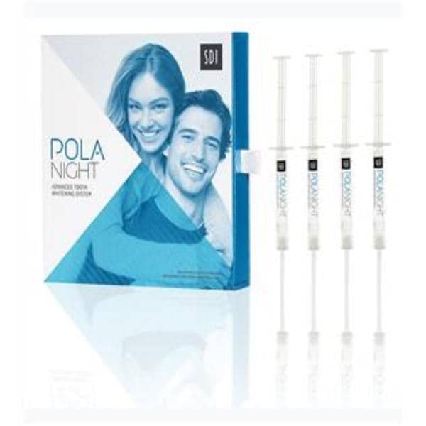 Pola Night Tooth Whitening 1.3 Gm Mini Kit 16% Carbamide Peroxide Spearmint Bx