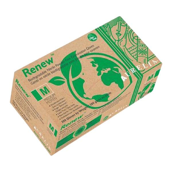 Renew Exam Gloves Green Apple Non-Sterile