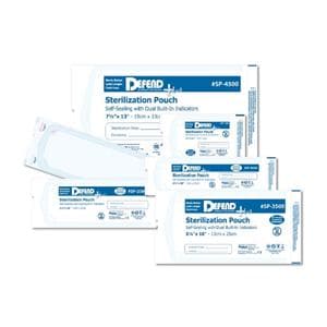 Defend+Plus Sterilization Pouch 2.25 in x 2.75 in 200/Bx