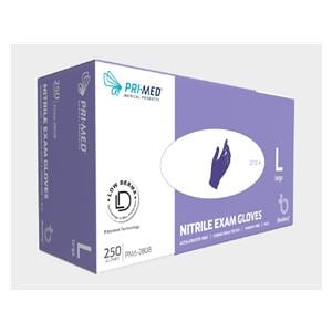 Blueberry Nitrile Exam Gloves Large Non-Sterile