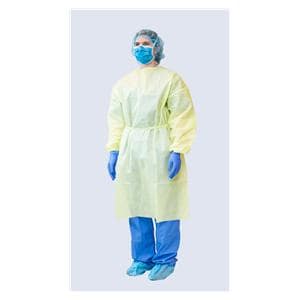 Isolation Gown AAMI Level 2 SMS Universal Yellow 10/Bg