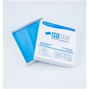 Isodam Latex-Free Dental Dam 6 in x 6 in Light 75/PK