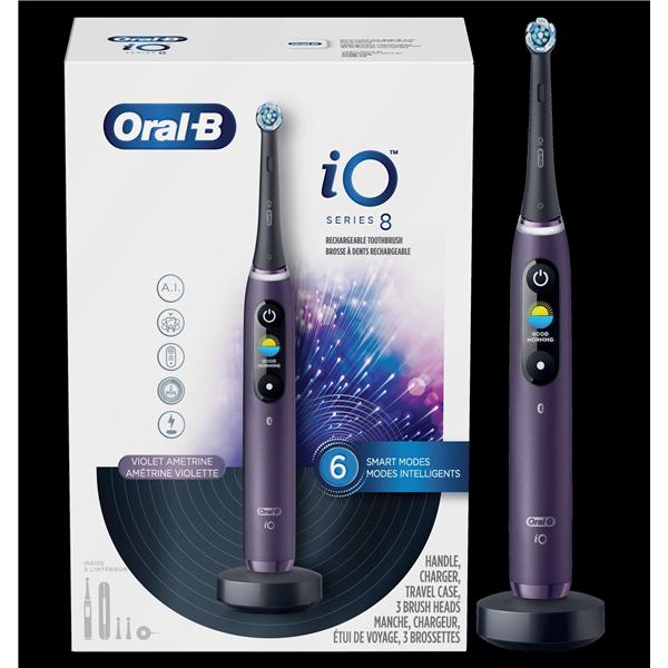 Oral B iO Series 8 Power Toothbrush Violet Ea