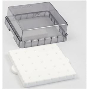 BurButler Bur Holder 25 Hole Diamond White low lid Ea