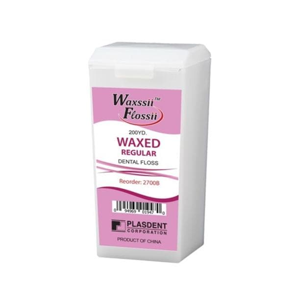 Waxxii Flossi Floss Regular Waxed 200 Yards Unflavored Ea