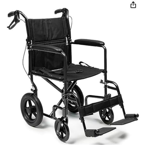 Transport Wheelchair 300lbs Capacity