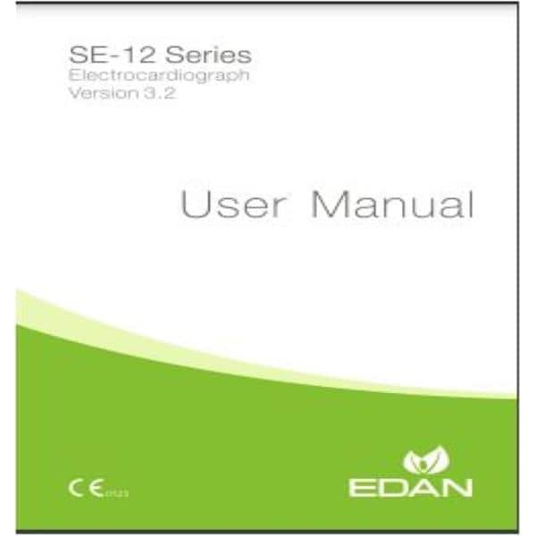 Edan Manual New For ECG Ea