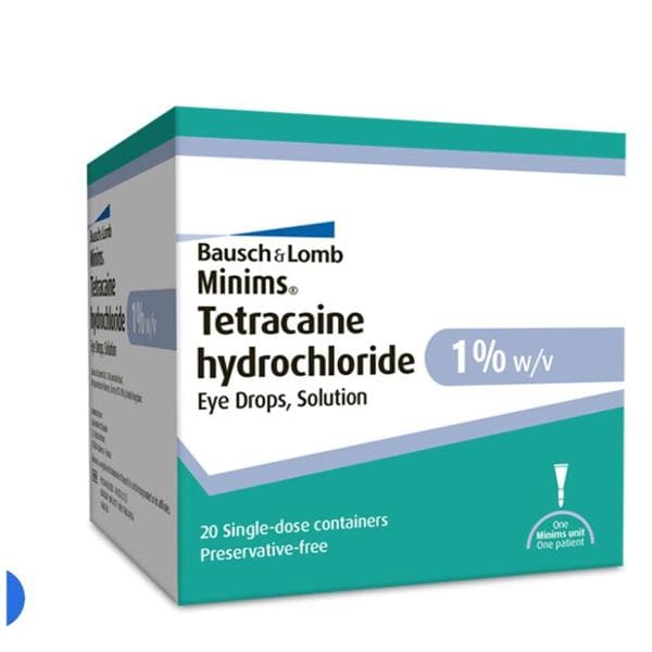 Tetracaine HCl Ophthalmic Solution 1% Vial 20/Package