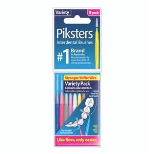 Piksters Interdental Brush Brush Assorted Variety Pack 100/Pk