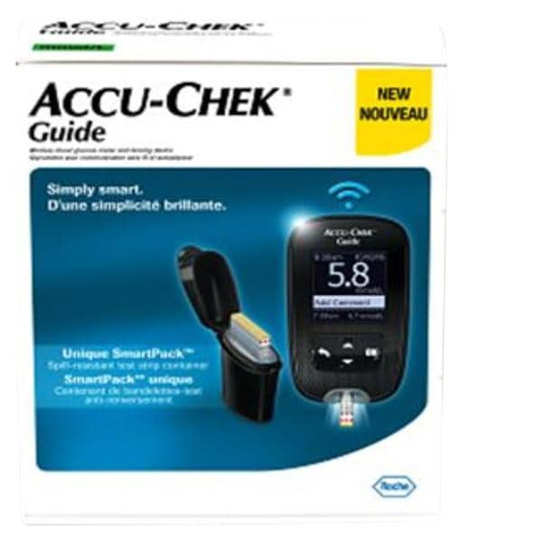 Accu-Chek Guide Glucose Meter For f/Bilirubin measuring Ea