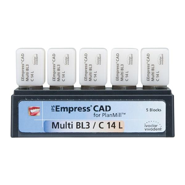 IPS Empress CAD Multi Milling Blocks BL3 For PlanMill 5/Bx