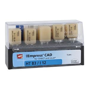 IPS Empress CAD HT Milling Blocks I12 B3 For CEREC 5/Bx