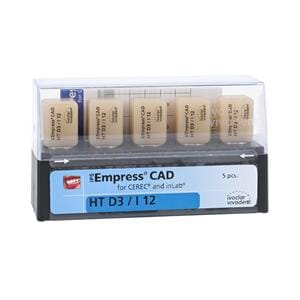 IPS Empress CAD HT Milling Blocks I12 D3 For CEREC 5/Bx