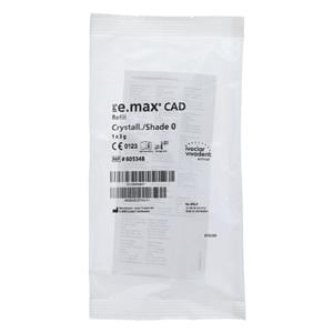 IPS e.max CAD Teinte Crystall 0 Recharge de seringue 3 g 3 g/ch.