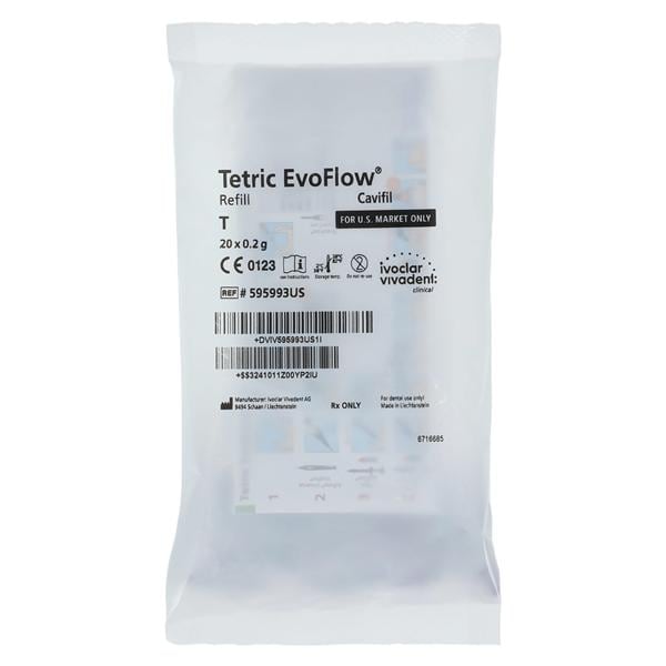 Tetric EvoFlow Cavifil Composite Transparent Refill 20/Pk