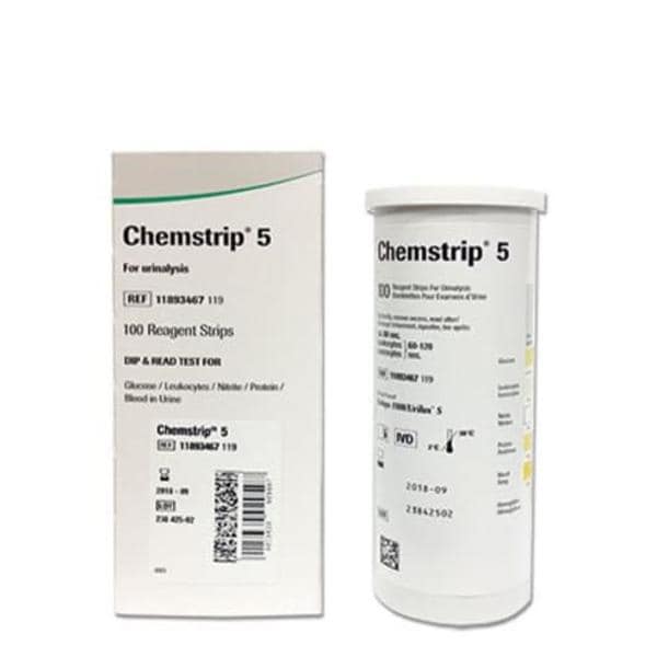 Chemstrip 5 Strip Urine Test Bx