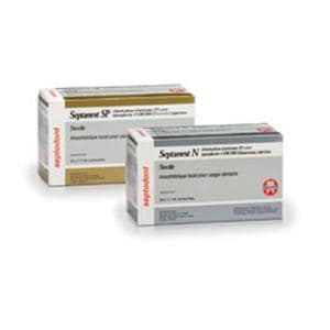 Septanest N Articaïne HCl 4% Épinéphrine 1:200 000 50/boîte