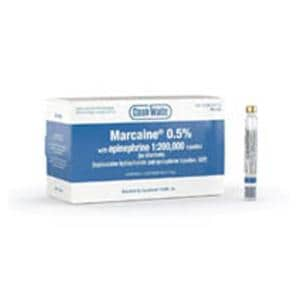 Marcaine Bupivacaïne 0,50% Épinéphrine 1:200 000 50/boîte