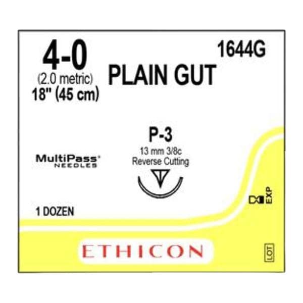 Catgut Ethicon P-3 4-0 ord. 12/Boîte