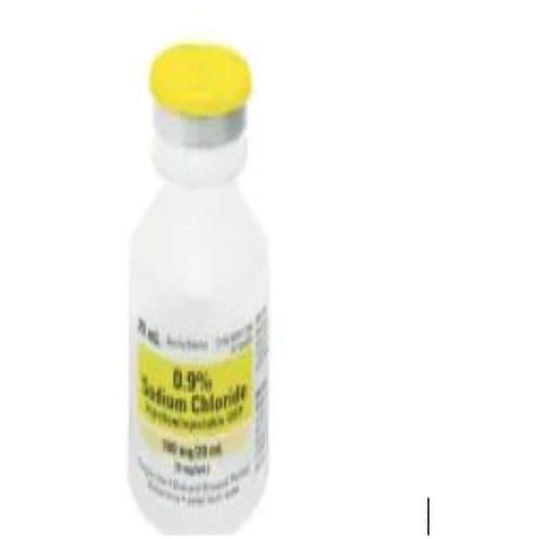 Hospira IV Injection Solution Sod Cl.9% 20mL Non-DEHP/Non-PVC Strl Vl 25Vl/Bx