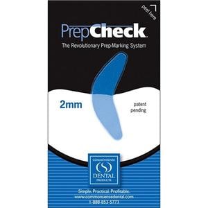 PrepCheck Indicateur occlusal Double face 2 mm Bleu 50/boîte