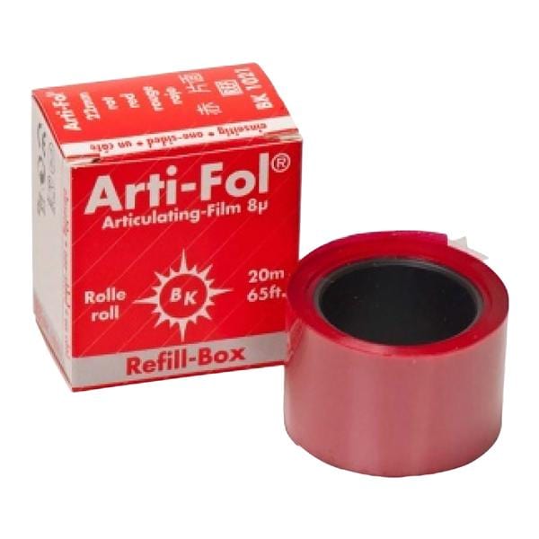 Arti-Fol I Articulating Film Ultra Thin Red Single Sided Refill