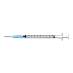 PrecisionGlide Syringe/Needle TB 1cc 25gx5/8" Conventional 100/Bx