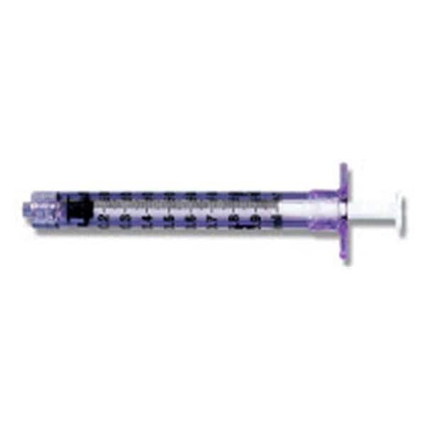 Syringe 1cc w/o Needle General Use 100/Bx, 8 BX/CA